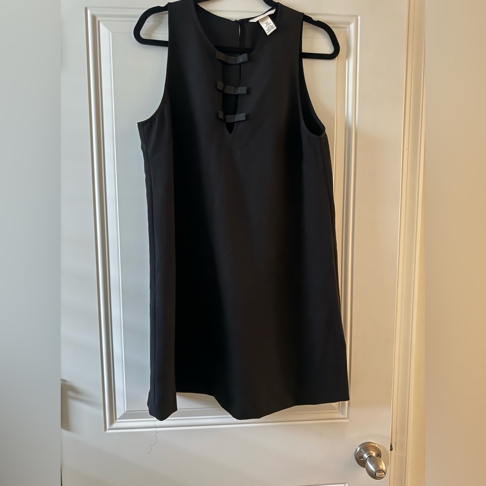 H&M Black Sleeveless Mini Dress